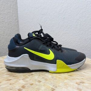 Nike Air Max Impact 4 and Neon Yellow Sneakers 7.5